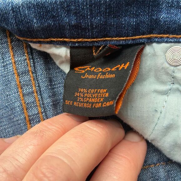 Smooch Jeans Women's Bootcut Blue Jeans Size 3 Stretch Fit - Picture 10 of 11